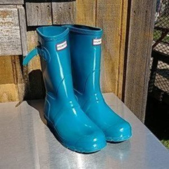 Womens boots Hunter Rainboots Size 8 - Picture 7 of 8